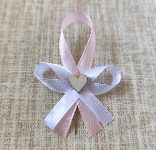 Svadobné pierko Love ružové